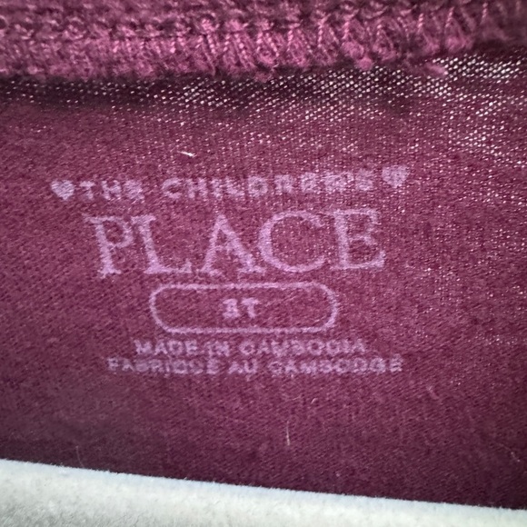 The Children’s Place 3T Girls I Love to Color Unicorn Short Sleeve Shirt Blouse - Picture 3 of 4